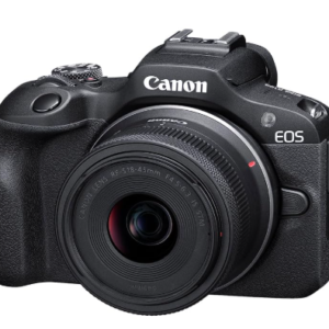 Canon EOS R100 24.1 MP Mirrorless Camera (Black) with RF-S18-45mm f/4.5-6.3 is STM Optical Zoom Lens | 4k Video